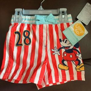DisneyBaby swim trunks NWT size 6-9M UPF50